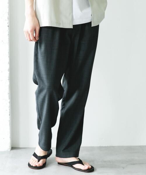 URBAN RESEARCH DOORS（アーバンリサーチドアーズ）の「リネンライクイージートラウザー（その他パンツ・メンズ・オフホワイト/グリーン/チャコールグレー/グレー・X-LARGE/SMALL/LARGE/MEDIUM）」の21枚目の写真