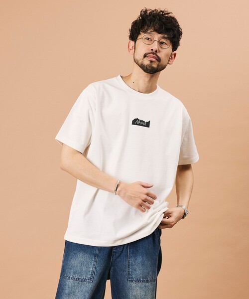 NANGA(ナンガ)の「NANGA/ナンガ エコハイブリッド MTロゴ Tシャツ / ECO HYBRID MT LOGO TEE(Tシャツ/カットソー・メンズ・ブラック/グレー/ホワイト/インディゴブルー・MEDIUM/LARGE/X-LARGE)」の5枚目の写真