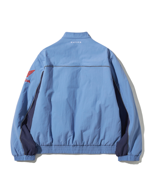PHYPS MOTORCYCLE(フィップスモーターサイクル)の「Piping Motorcycle Blouson Jacket Light Blue(ブルゾン・レディース・その他・X-LARGE/SMALL/MEDIUM/LARGE)」の2枚目の写真