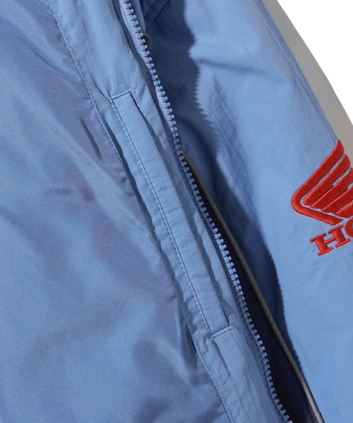 PHYPS MOTORCYCLE(フィップスモーターサイクル)の「Piping Motorcycle Blouson Jacket Light Blue(ブルゾン・レディース・その他・X-LARGE/SMALL/MEDIUM/LARGE)」の5枚目の写真