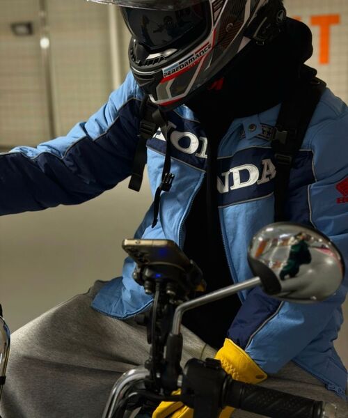PHYPS MOTORCYCLE(フィップスモーターサイクル)の「Piping Motorcycle Blouson Jacket Light Blue(ブルゾン・レディース・その他・X-LARGE/SMALL/MEDIUM/LARGE)」の7枚目の写真