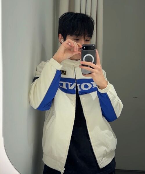 PHYPS MOTORCYCLE(フィップスモーターサイクル)の「Piping Motorcycle Blouson Jacket Light Blue(ブルゾン・レディース・その他・X-LARGE/SMALL/MEDIUM/LARGE)」の16枚目の写真