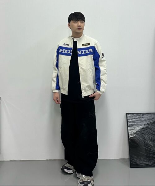PHYPS MOTORCYCLE(フィップスモーターサイクル)の「Piping Motorcycle Blouson Jacket Light Blue(ブルゾン・レディース・その他・X-LARGE/SMALL/MEDIUM/LARGE)」の21枚目の写真