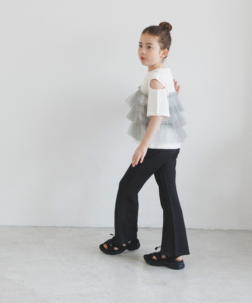 BAYFLOW（ベイフロー）の「[セットアップで着用可能☆]楊柳フレアパンツ(KIDS)（その他パンツ・キッズ・ブラウン/ブラック・110cm/130cm/150cm）」の19枚目の写真