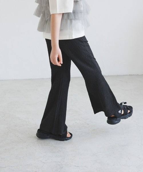 BAYFLOW（ベイフロー）の「[セットアップで着用可能☆]楊柳フレアパンツ(KIDS)（その他パンツ・キッズ・ブラウン/ブラック・110cm/130cm/150cm）」の13枚目の写真