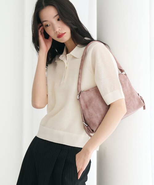 新品　BEAUTY＆YOUTH メッシュポロニット　黒 新品 BEAUTY&YOUTH メッシュポロニット - メルカリ