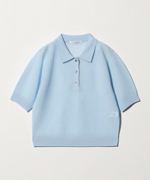 BEAUTY&YOUTH UNITED ARROWS（ビューティーアンドユースユナイテッドアローズ）の「メッシュ ポロニット プルオーバー ウォッシャブル（ニット/セーター・レディース・ライトブルー/ブラック/オフホワイト・FREE）」の21枚目の写真