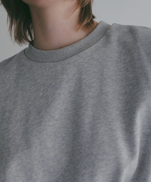 MANOF(マノフ)の「SHORT BALLOON SWEAT(Tシャツ/カットソー・レディース・グレー/ブラック/ホワイト・F)」の14枚目の写真