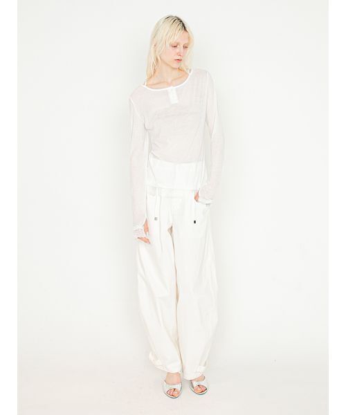 SORIN(ソリン )の「2Way Barrel Leg Pants/2WAY バレルレッグパンツ(その他パンツ・レディース・オフホワイト/ライトグレー/ベージュ・38/36)」の19枚目の写真
