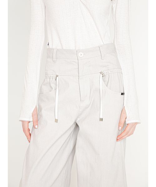 SORIN(ソリン )の「2Way Barrel Leg Pants/2WAY バレルレッグパンツ(その他パンツ・レディース・オフホワイト/ライトグレー/ベージュ・38/36)」の18枚目の写真