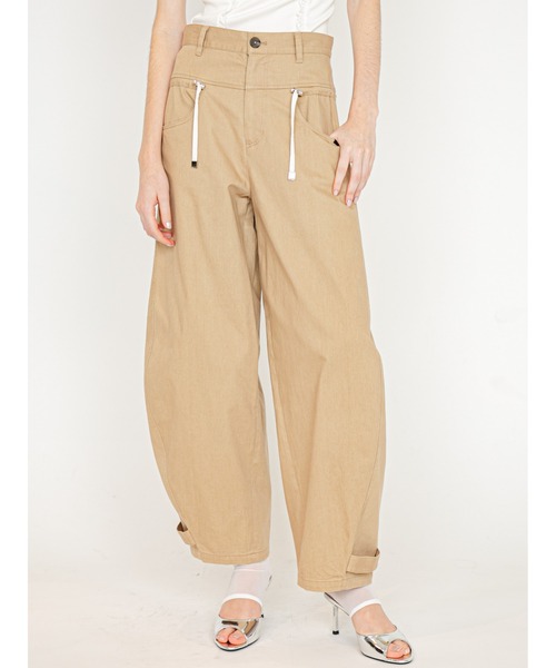 SORIN(ソリン )の「2Way Barrel Leg Pants/2WAY バレルレッグパンツ(その他パンツ・レディース・オフホワイト/ライトグレー/ベージュ・38/36)」の1枚目の写真