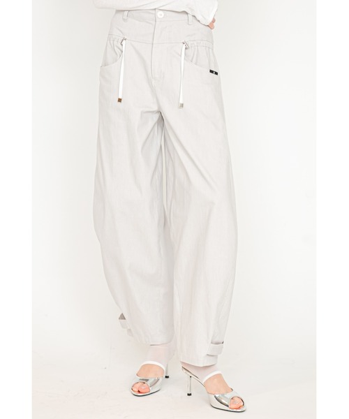 SORIN(ソリン )の「2Way Barrel Leg Pants/2WAY バレルレッグパンツ(その他パンツ・レディース・オフホワイト/ライトグレー/ベージュ・38/36)」の3枚目の写真