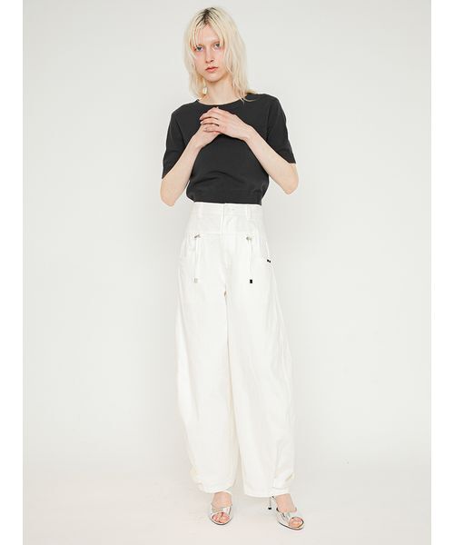SORIN(ソリン )の「2Way Barrel Leg Pants/2WAY バレルレッグパンツ(その他パンツ・レディース・オフホワイト/ライトグレー/ベージュ・38/36)」の7枚目の写真
