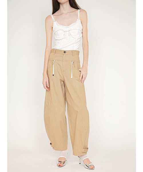 SORIN(ソリン )の「2Way Barrel Leg Pants/2WAY バレルレッグパンツ(その他パンツ・レディース・オフホワイト/ライトグレー/ベージュ・38/36)」の8枚目の写真