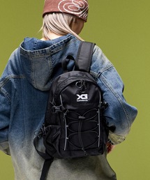 MILLS LOGO RUBBER PATCH BUNGEE CORD BACKPACK 【36L/大容量/A4サイズ