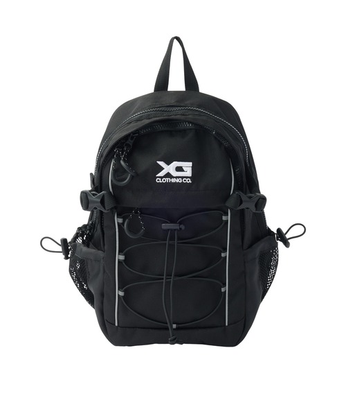 X-girl(エックスガール)の「BUNGEE CORD MINI BACKPACK(バックパック/リュック・レディース・ブラック/オリーブ・ONE SIZE)」の8枚目の写真