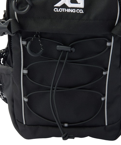 X-girl(エックスガール)の「BUNGEE CORD MINI BACKPACK(バックパック/リュック・レディース・ブラック/オリーブ・ONE SIZE)」の13枚目の写真