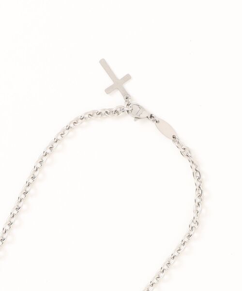 Never mind the XU(ネバーマインドザエックスユー)の「【Never mind the XU】cross fortune necklace / 【ネバーマインド ザ エックスユー】クロスチェーンネックレス(ネックレス・メンズ・ベビーピンク/ピンク/ブルー・ONE SIZE)」の17枚目の写真
