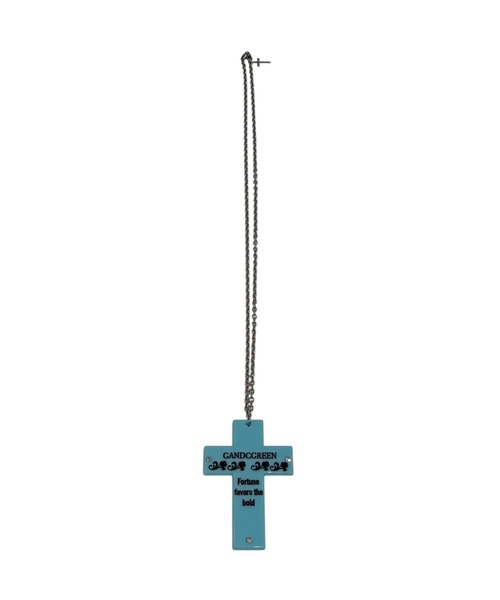 Never mind the XU(ネバーマインドザエックスユー)の「【Never mind the XU】cross fortune necklace / 【ネバーマインド ザ エックスユー】クロスチェーンネックレス(ネックレス・メンズ・ベビーピンク/ピンク/ブルー・ONE SIZE)」の7枚目の写真