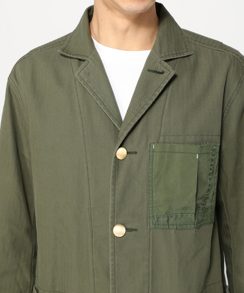 ÉDIFICE マスタードカバーオール ÉDIFICE マスタードカバーオール