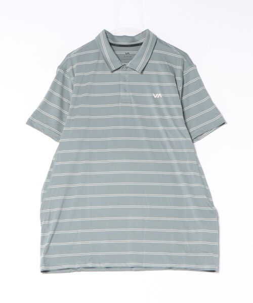 RVCA(ルーカ)の「RVCA メンズ SPORT VENT POLO ポロシャツ 【2026年夏モデル】(ポロシャツ・メンズ・ホワイト系その他/ブルー系その他・MEDIUM/LARGE)」の2枚目の写真