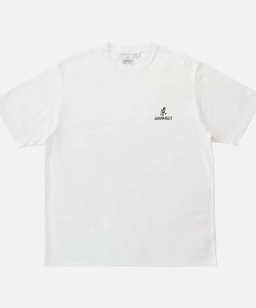 Gramicci(グラミチ)の「【GRAMICCI/グラミチ】ワンポイントロゴTEE(Tシャツ/カットソー・メンズ・ネイビー/オフホワイト/ブラック・M/L/XL)」の2枚目の写真