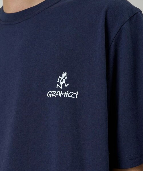 Gramicci(グラミチ)の「【GRAMICCI/グラミチ】ワンポイントロゴTEE(Tシャツ/カットソー・メンズ・ネイビー/オフホワイト/ブラック・M/L/XL)」の5枚目の写真