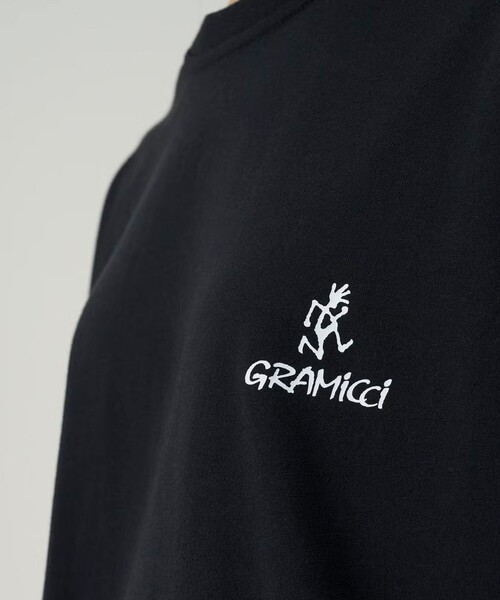 Gramicci(グラミチ)の「【GRAMICCI/グラミチ】ワンポイントロゴTEE(Tシャツ/カットソー・メンズ・ネイビー/オフホワイト/ブラック・M/L/XL)」の11枚目の写真