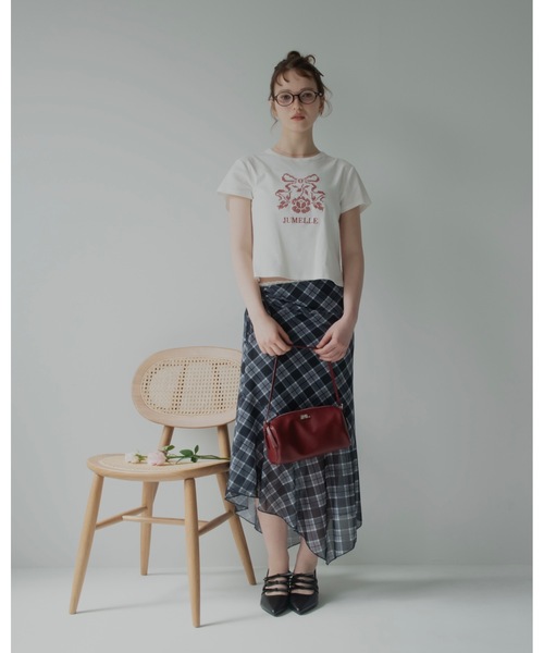 JUMELLE(ジュメロ)の「クロスステッチT(Tシャツ/カットソー・レディース・ホワイト・FREE)」の15枚目の写真
