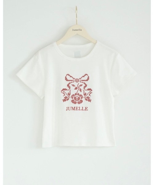 JUMELLE(ジュメロ)の「クロスステッチT(Tシャツ/カットソー・レディース・ホワイト・FREE)」の17枚目の写真