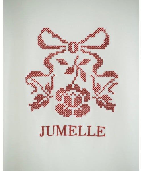 JUMELLE(ジュメロ)の「クロスステッチT(Tシャツ/カットソー・レディース・ホワイト・FREE)」の18枚目の写真