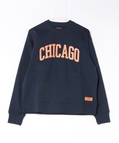 UNIVERSAL OVERALL(ユニバーサルオーバーオール)の「【72】【it】【UNIVERSAL OVERALL】CHICAGO SWEAT ST(スウェット・メンズ・ヘザーグレー/パープル/ネイビー・MEDIUM/SMALL)」の1枚目の写真