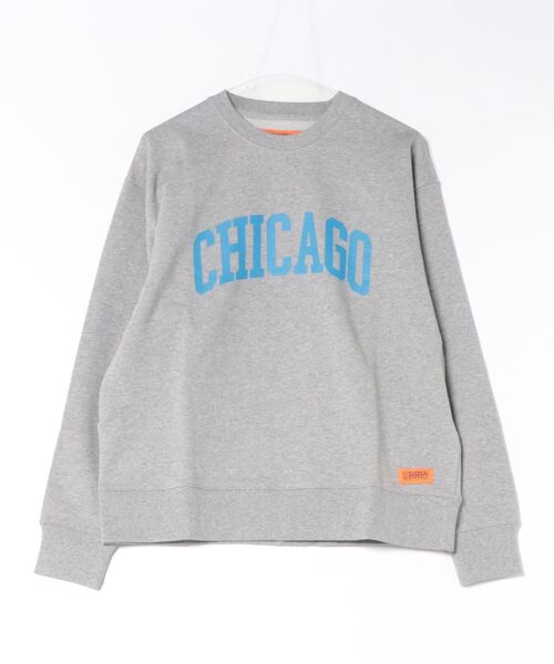 UNIVERSAL OVERALL(ユニバーサルオーバーオール)の「【72】【it】【UNIVERSAL OVERALL】CHICAGO SWEAT ST(スウェット・メンズ・ヘザーグレー/パープル/ネイビー・MEDIUM/SMALL)」の2枚目の写真