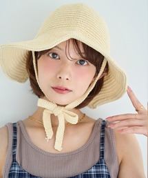 mil（ミル）の「編みバケットハット【587283】（ハット）」