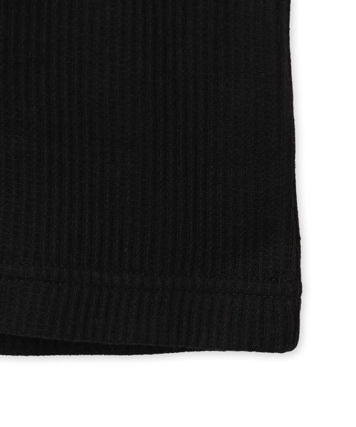 adidas(アディダス)の「adidas WAFFLE JERSEY / アディダス ワッフル ジャージー【SP】(ポロシャツ・メンズ・ブラック・M/S/XS/XXL/XL/L)」の5枚目の写真