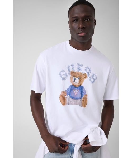 Guess(ゲス)の「GUESS Bear Tee Tシャツ 半袖(Tシャツ/カットソー・メンズ・ネイビー/ホワイト・SMALL/X-LARGE/LARGE/MEDIUM)」の2枚目の写真