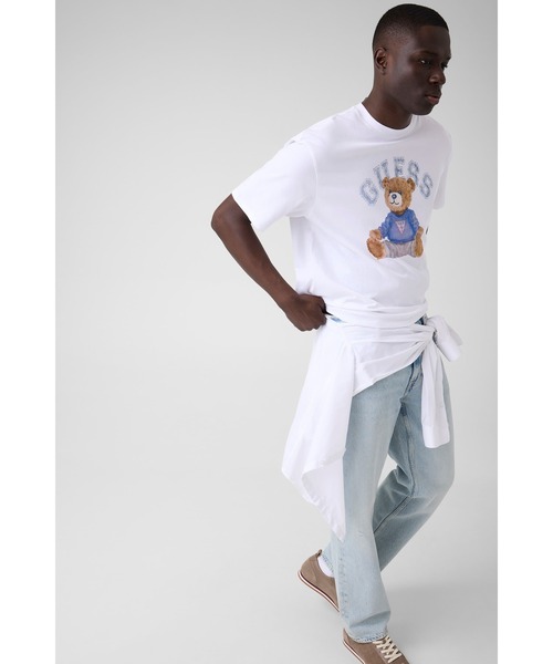 Guess(ゲス)の「GUESS Bear Tee Tシャツ 半袖(Tシャツ/カットソー・メンズ・ネイビー/ホワイト・SMALL/X-LARGE/LARGE/MEDIUM)」の9枚目の写真