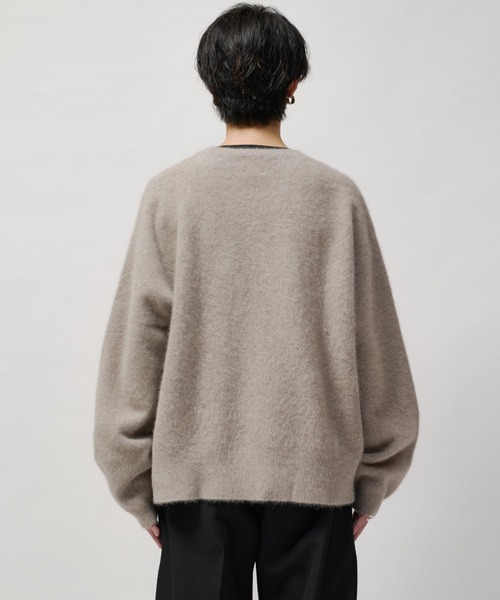 Lui's(ルイス)の「ウールライトクルーネックニット(ニット/セーター・メンズ・ブルー/モカ/ブラック/チャコールグレー・M/S)」の14枚目の写真