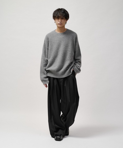 Lui's(ルイス)の「ウールライトクルーネックニット(ニット/セーター・メンズ・ブルー/モカ/ブラック/チャコールグレー・M/S)」の22枚目の写真