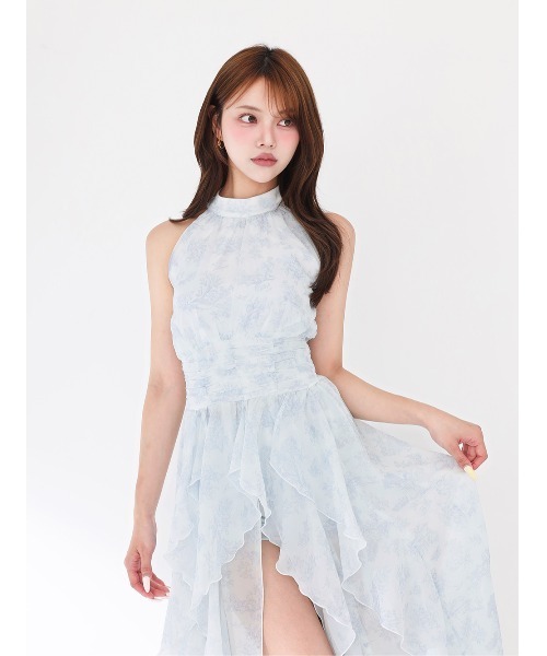 Darich(ダーリッチ)の「トワルドジュイシフォンロングワンピース(ワンピース・レディース・ライラック/ホワイト/サックスブルー・FREE/FS)」の15枚目の写真