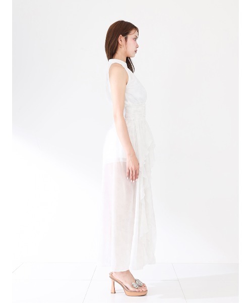 Darich(ダーリッチ)の「トワルドジュイシフォンロングワンピース(ワンピース・レディース・ライラック/ホワイト/サックスブルー・FREE/FS)」の17枚目の写真