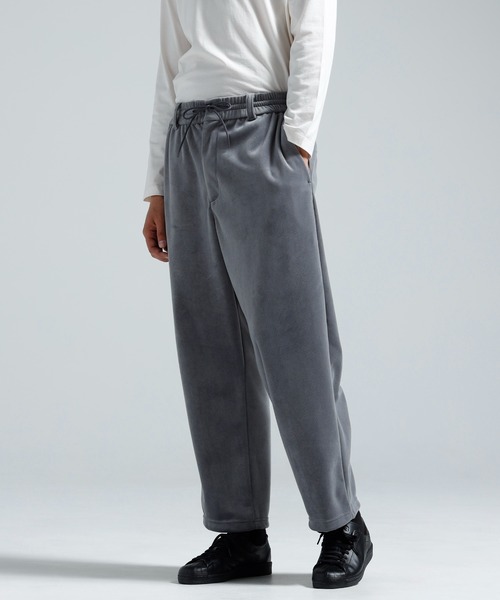 Y-3(ワイスリー)の「Y-3 VELVET CORDUROY TRACK PANTS(その他パンツ・メンズ・グレー・LARGE/MEDIUM/SMALL/X-SMALL)」の1枚目の写真