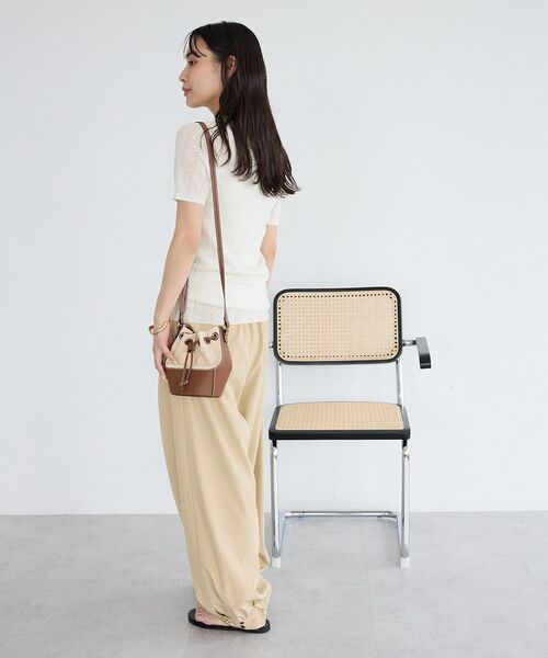 CRAFT STANDARD BOUTIQUE(クラフトスタンダードブティック)の「4タックカーブパンツ(その他パンツ・レディース・ベージュ/グレー・L/M)」の9枚目の写真
