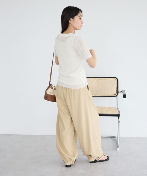 CRAFT STANDARD BOUTIQUE(クラフトスタンダードブティック)の「4タックカーブパンツ(その他パンツ・レディース・ベージュ/グレー・L/M)」の10枚目の写真