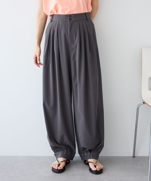 CRAFT STANDARD BOUTIQUE(クラフトスタンダードブティック)の「4タックカーブパンツ(その他パンツ・レディース・ベージュ/グレー・L/M)」の13枚目の写真