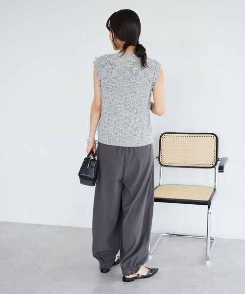 CRAFT STANDARD BOUTIQUE(クラフトスタンダードブティック)の「4タックカーブパンツ(その他パンツ・レディース・ベージュ/グレー・L/M)」の22枚目の写真