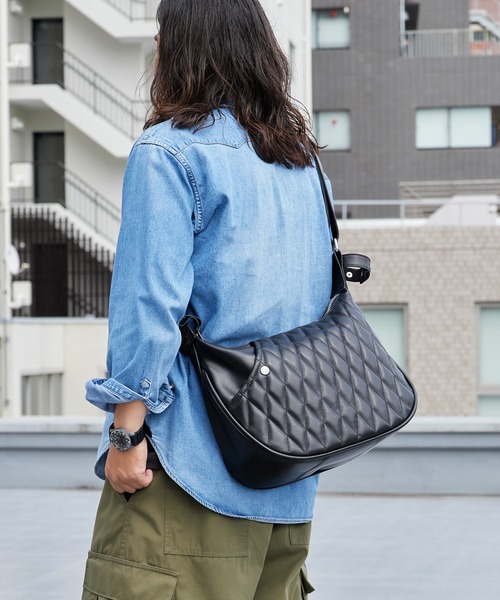 schott｜ショット（メンズ）のショルダーバッグ（キルティング）通販