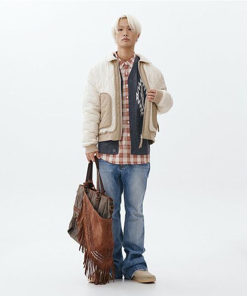 NONBLANK(ノンブランク)の「ナバホオンブレチェックシャツ_RED(シャツ/ブラウス・メンズ・レッド・MEDIUM/LARGE/X-LARGE)」の4枚目の写真