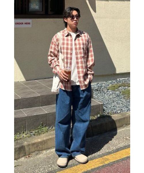NONBLANK(ノンブランク)の「ナバホオンブレチェックシャツ_RED(シャツ/ブラウス・メンズ・レッド・MEDIUM/LARGE/X-LARGE)」の2枚目の写真