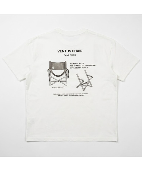manu(マニュ)の「S-10E Ventus Archive Blueprint(Tシャツ/カットソー・メンズ・ライトピンク/ホワイト・LARGE/X-LARGE/SMALL/MEDIUM)」の1枚目の写真